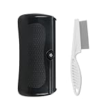 ATBUSS 1 Stück Haustierkamm, 1 Stück Flohkamm, Hundekämmwerkzeug, Haustierpflegebürste, Tragbarer Haustierkamm Für Den Außenbereich, Katzenstahlnadelkamm, Heimtierbedarf.