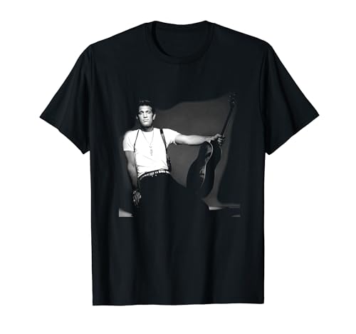 Photo de Singer Chris Isaak Photo studio en noir et blanc par Simon Fowler T-Shirt
