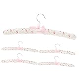 EPIGEIST 5 Stück Gepolsterte rutschfeste Kleiderbügel aus Schwamm und Baumwollstoff Schonend für...