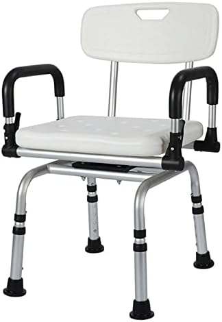OasisSpace 360-Degree Swivel Shower Chair - Adjustable Height, 400lb Capacity, FSA/HSA Eligible