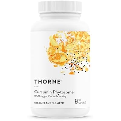 THORNE - Curcumin Phytosome 1000 mg (Meriva) - Clinically Studied, High Absorption - Supports Healthy Inflammatory Response in Joints, Muscles, GI Tract, Liver, Brain & Nerves* - 30 Servings