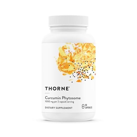 THORNE Curcumin Phytosome, 1,000 mg Curcumin Supplement, 60 Capsules