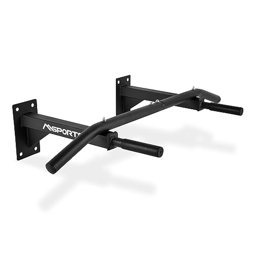 MSPORTS Klimmzugstange für Wandmontage inkl. Montageanleitung und - Zubehör | Reckstange MSPORTS Klimmzugstange für Wandmontage inkl. Montageanleitung und - Zubehör | Reckstange