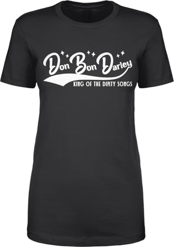 King of The Dirty Songs Pop Culture Parody Art Ladies T-Shirt, XL, Black