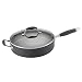 Anolon Advanced Hard-Anodized Nonstick 5-Quart Covered Sauté with Helper Handle, Gray - 81887