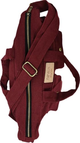 Image of ROUGH Canvas Cotton messenger bag.15'' Lap top. Large size 36x27x11 cm(12Ltr) Metal zipper closure. Allround pockets. Vintage look. Antique fittings.Sustainable