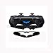 Produktbild Gugutogo 5pcs / Lot Customized Aufkleber Bat Joystick für Playstation 4 Game-Controller Light Bar LED PVC-Aufkleber Aufkleber (schwarz)