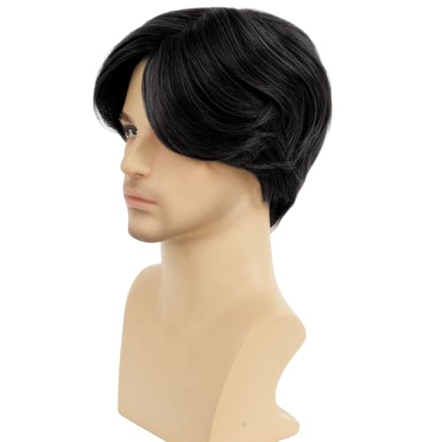 Perruque courte noire homme : finis les ratés de coiffure pour vos fêtes