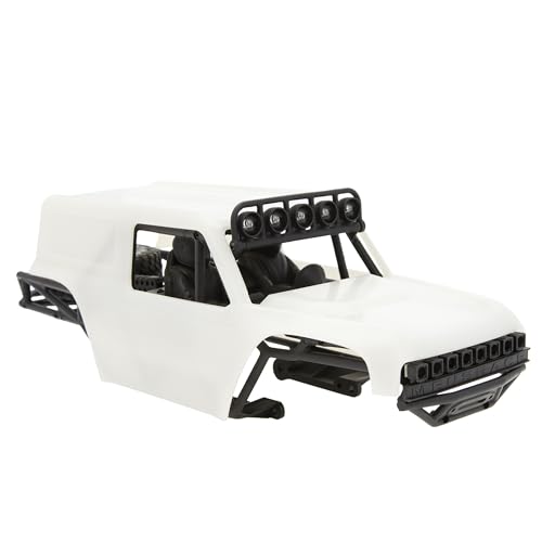 MEUS Racing MB18 TRX4M Body & Chassis Kit for Traxxas TRX4M Defender Bronco K10 F150 High Trail 1/18 RC Crawler Upgrades Parts (White)