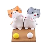 Cute Cat Phone Stand Cell Phone Holder Cartoon Animal Cat Phone Desk Holder Cat Mobile Phone Stand Home Ornament(A)