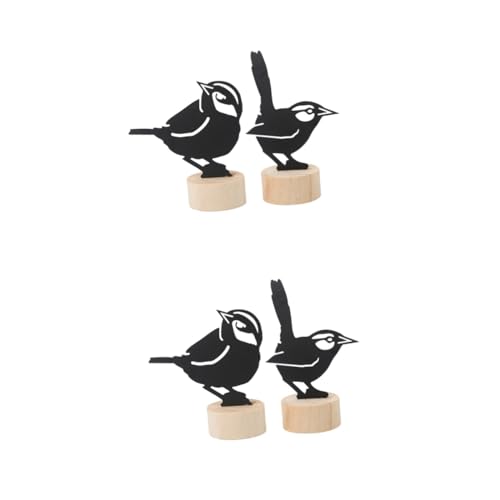 Porte-cartes oiseau anti-perte de notes | Support stable pour photos et mémos
