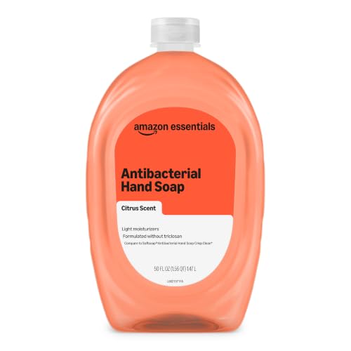 Amazon Essentials Liquid Hand Soap Refill, Light Moisturizing, Triclosan-Free, Citrus, 50 Fl Oz (Pack of 1) (Previously Amazon Basics)