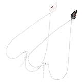 Uonlytech Herz-puzzle-anhänger Halskette mit Gebrochenem Herzen für Herrenschmuck Partnerkette als Freundschaftsketten mit Liebessymbolen