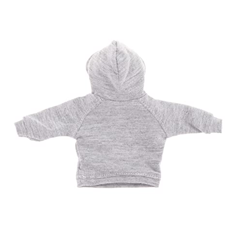 Yiju 1/12 Scale Male Figure Clothes Clothing Handmade Training Suits Sportswear For 6 Inch Male Collectable Action Figures Body Accessory, Gray Hoodies Top #TOP4