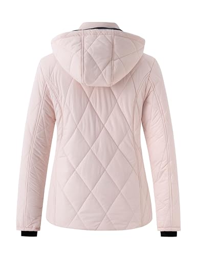 wantdo Women's Winter Coat Warm Puffer Jacket Lightweight Winter Jacket with Removable Hood2