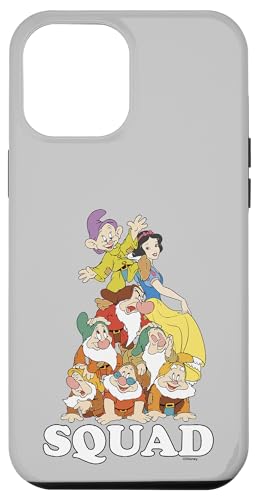 Coque iPhone 12 Pro Max Blanche-Neige et les Sept Nains pyramide Disney