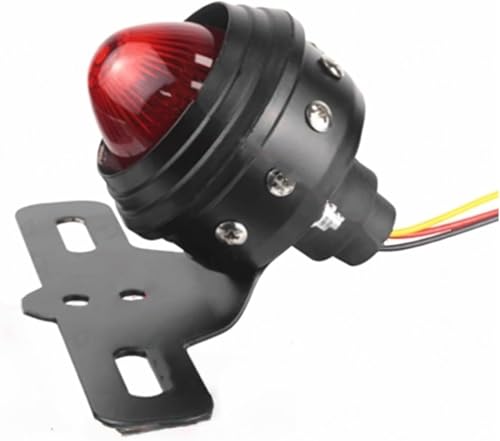 Luz trasera para motocicleta de 12V y alta visibilidad para turismo y rutas todoterreno