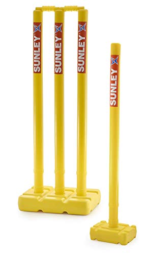 Sunley Sarthak Wooden Popular Willow Cricket Bat With 2 Wicket Set & 3 Tennis Ball/Cricket Set For Youth (Age 10-14 Years) #TOP1