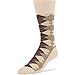 7BIGSTARS KINGDOM Men Viscose From Bamboo Patterned Dress Sock - 4 Pack - Argyle, Geometric, Stripe - Breathable Casual Crew Fashion Seamless Light Beige Assortment - Sock Size 10-13 Shoe 9-12 L