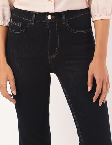 Image of Marks & Spencer Womens Light Wash High Rise Straight Fit Jeans