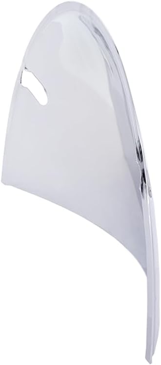 United Pacific 10476 Chrome Half-Moon Shield for 7” Headlights, Chrome Plated Stainless Steel, Durable Construction – ONE Set (Pack of 2)