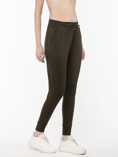 Image of Softline Active Womens Cotton Blend Jogger | Breathable | Stretchable | Sporty Look | Pack of 1