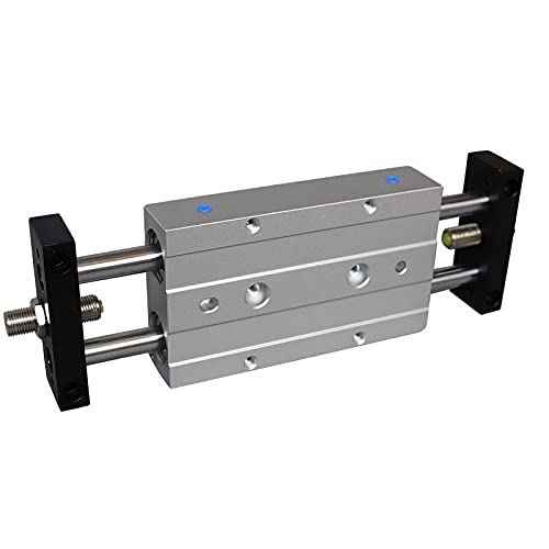 Cilindro de mesa deslizante neumática STMB con imán para sistemas de automatización 4
