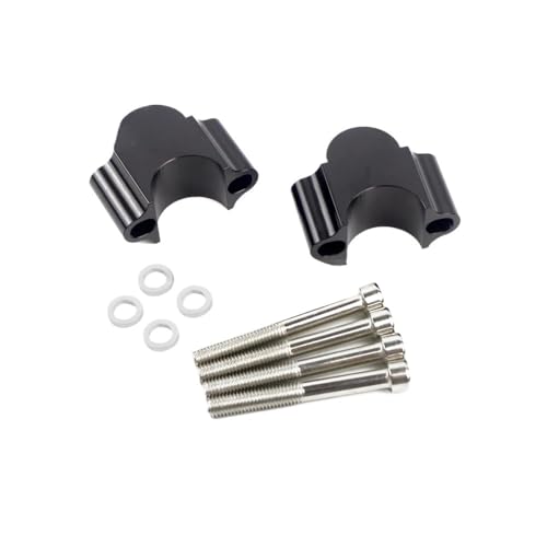 Rehausseur de guidon de moto 28/22 mm élimine fatigue dos, pontet alu surélevé 30 mm