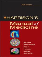 Harrison's Manual of Medicine 16e 0071248285 Book Cover