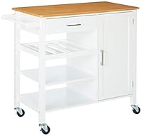 Algopix Similar Product 2 - Merax Storage Cart Mobile Kitchen