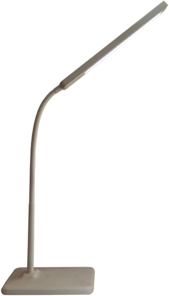 Classic Learning Table Lamp USB Charging Type 3-Way Dimmable LED Desk Lamp-with AC Power Plug+Dedicated Cable for Bedroom Office Illumination (Color : Black)