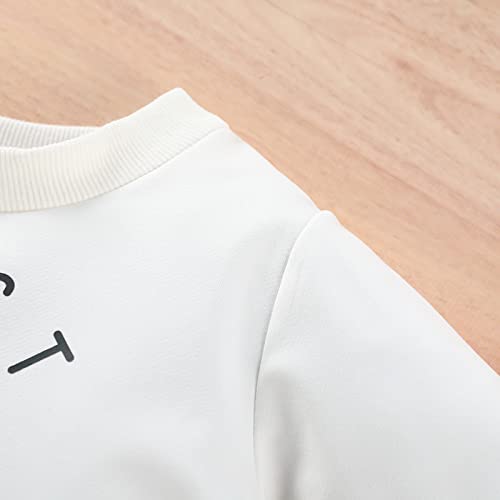 FYBITBO My First Christmas Baby Girl Boy Outfit Sweatshirt Romper Sweater Onesie Long Sleeve Bodysuit Fall Clothes4