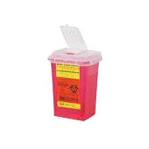 Becton Dickinson 305635 Phlebotomy Sharps Collectors, Red, 32oz Capacity (Case of 60)