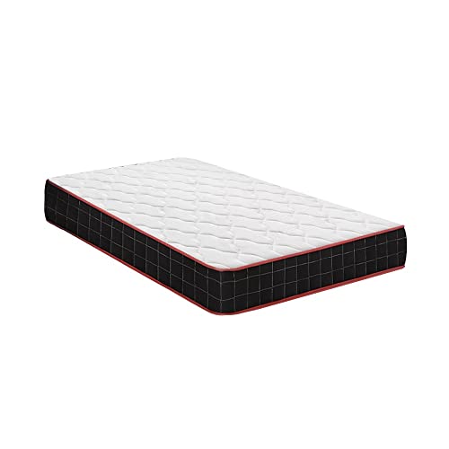 TEENO Matelas 90x190 CM, Memoire de Forme Gel, Matelas de lit d'adulte14 cm epaissier