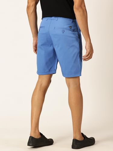 Image of Thomas Scott Men's | Solid | Mid Rise | Light Weight | 100% Cotton | Casual | Chino | Shorts for Men
