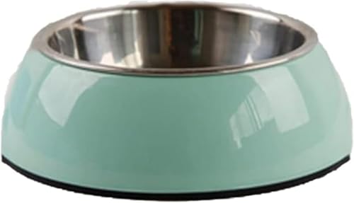 AZIEBAY ペットボウル ステンレス製 犬猫用 取り外し可能 滑り止め付 広口設計 洗いやすい 軽量 フード・水・おやつ対応 安心してお買い求めください