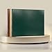 Gallery Leather Guest Book Wedding, Party, Special Events, add Polaroid Photos, 192 Lined Pages, Bonded Leather, Hardcover - Acadia Navy