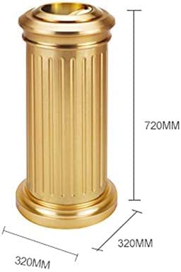 Miniatura 2 de TISTIK Bote de basura creativo retro cubo de basura redondo al aire libre 12.598 * 28.346 in europeo romana columna cenicero para el vestíbulo del