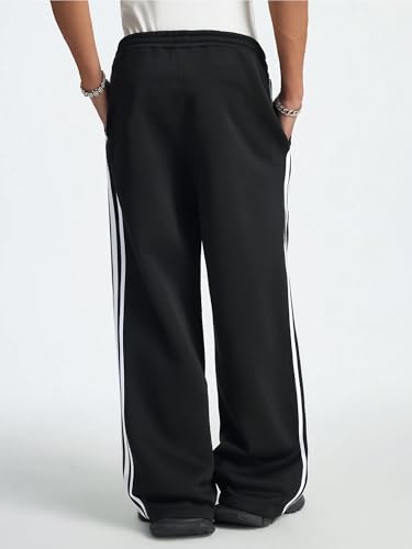 Image of Maniac || Mens || Side Stripe || Cotton || Baggy Fit || Trackpant