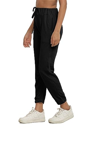 Image of Women Solid Joggers for Running, Yoga, Fitness, Lounge Wear Comfortable Cotton Joggers for Women and Girls