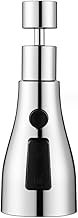 EXILOM 3 Water Mode Faucet Extension - Sliver, Stainless Steel Swivel Kitchen Faucet Aerator, Flexible 360 Degrees Faucet Sprayer Universal Swivel Faucet Attachment for Washing (5)