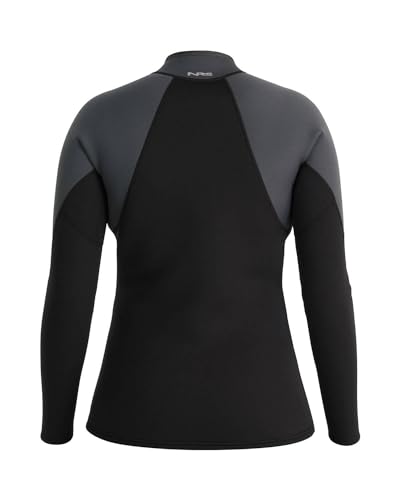 Chaqueta de traje de neopreno NRS Ignitor para mujer 2mm - Negro/XS miniatura 2