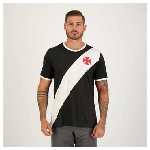 Braziline Camiseta Vasco Building, Preto, G