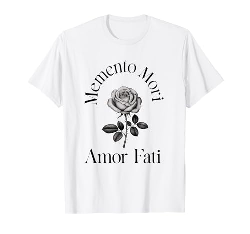 Memento Mori Amor Fati | Filosofía Estoica & Lengua Latina Camiseta