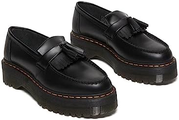 Amazon | Dr. Martens レディース エイドリアン クワッド, ブラック