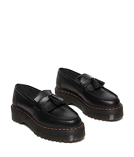 Image of Dr. Martens Unisex Adrian Quad Leather Platform Loafers