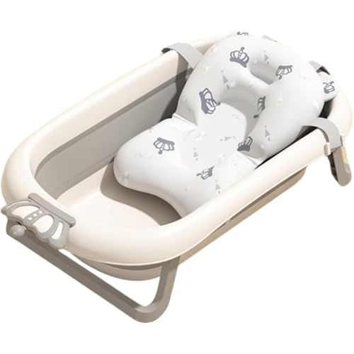 otoye 0-6 歳向け大型・折りたたみ式座れ横になれ、滑り止め付きバスネットセット付で家庭用・新生児用に最適収納便利で保管も簡単な浴槽・シンクタイプのベビーバスタブ実用なタイプ (A)