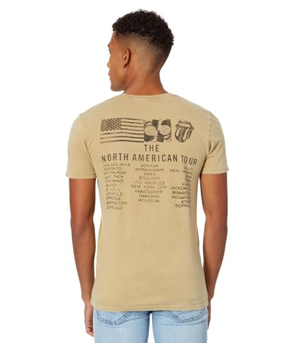 Lucky Brand T-shirt Rolling Stones Tongue Logo pour homme - Les Beatles, Paul McCartney, John Lennon, RIngo Starr, George Harrison Lucky Brand T-shirt Rolling Stones Tongue Logo pour homme – Image 3