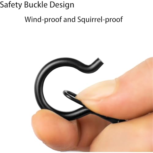 Crochets en S anti-chute de 5,5 cm pour fixer les pots de fleurs sans risque - 4