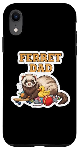 Ferret Dad �����Y �{�[�C�Y �y�b�g�I�[�i�[�̗��l ���̓� �ւ�Ɏv���y���� �X�}�z�P�[�X iPhone XR �p
